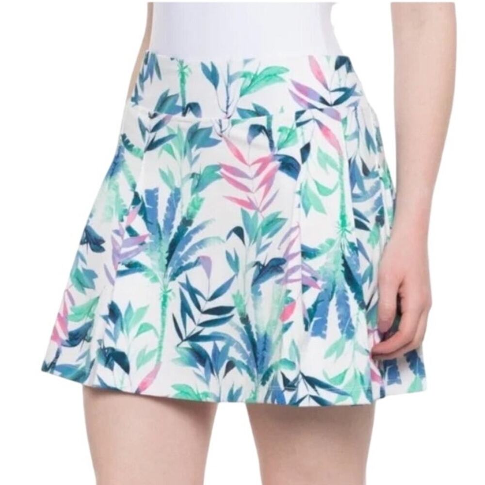 Tommy Bahama Tennis Skort Pleated Side Panel Size XL NWOT